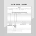 factura de compra y venta